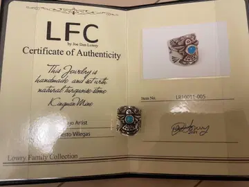 LFC 터콰이즈 반지 천연 터콰이즈