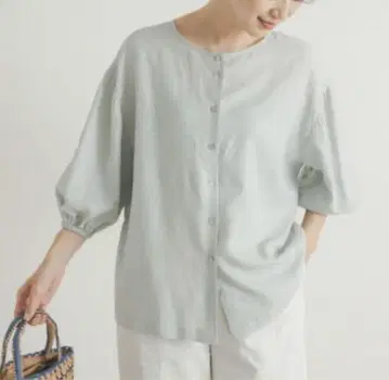 어반 리서치 도어스 2WAY 볼륨 슬리브 블라우스