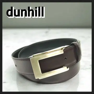 dunhill 벨트 가죽 리버서블 브라운 블랙