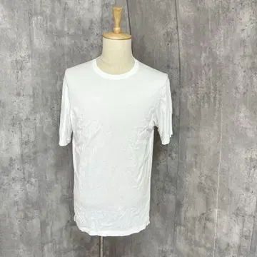 유니클로 수피마 코튼 릴랙스 핏 크루 T 심플 무지