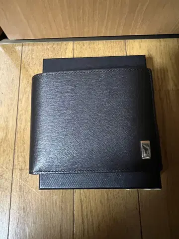 던힐 두겹 지갑 다크 브라운