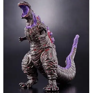 고질라 피규어 블랙과 보라색 약 30cm