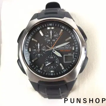 CASIO 카시오 wave ceptor WR 10 BAR 손목시계 블랙