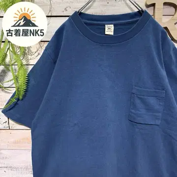 JACKMAN 잭맨 도자키 포켓 티셔츠 JM5870 블루 L