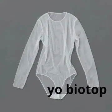 요 바이오톱 시어 바디 수트 화이트1