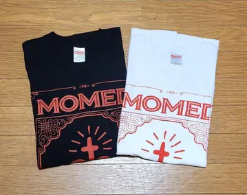 MOMED 티셔츠 2장 세트 블랙 화이트