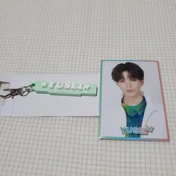 FANTASTICS 야기 유세이 포토 카드 & 러버 네임 참