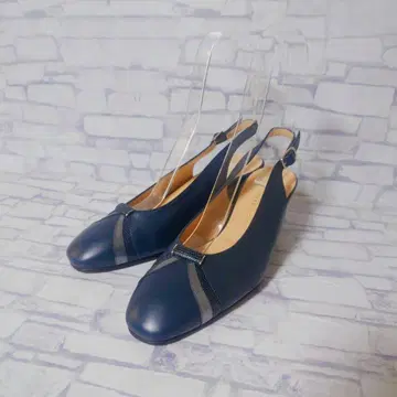 요시노야 슬링백 펌프스 네이비 23cm