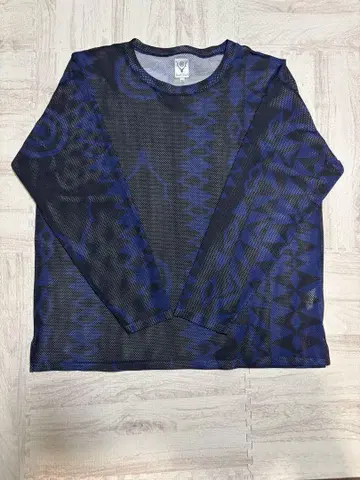 South2 West8 메쉬 긴팔 컷 티셔츠 XS