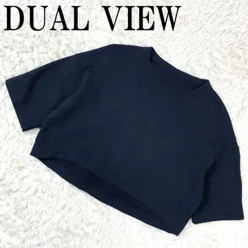 DUAL VIEW 듀얼 뷰 숏 맨투맨 네이비 40 B841