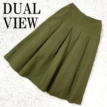 DUAL VIEW 듀얼 뷰 플레어 스커트 그린 38 B843