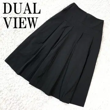 DUAL VIEW 듀얼 뷰 플레어 스커트 블랙 40 B844