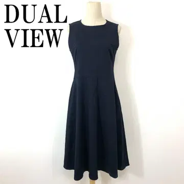 DUAL VIEW 듀얼 뷰 롱 원피스 네이비 40 B847