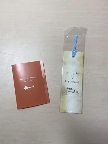 milet 책갈피 그리팅 카드