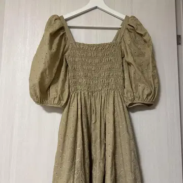 moussy 퍼프 원피스