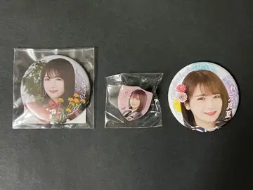 노기자카46 아키모토 마나츠 캔뱃지와 핀즈 3개 세트
