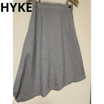하이크 hyke 변형 스커트 비대칭 그레이 일본제 롱 스커트