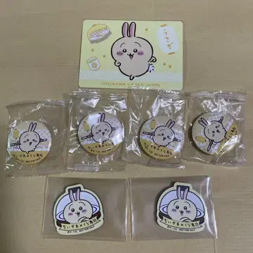 치이카와 (먼작귀) 쿠라스시 벳쿠라폰 캔뱃지 마그넷 우동 카드 토끼