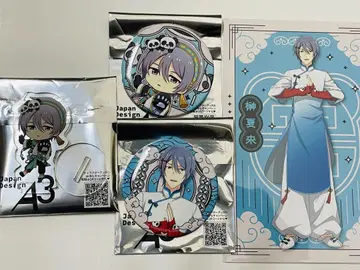 SideM 차이나타운 사카키 나츠키 아크릴 스탠드 캔뱃지 혜택 엽서