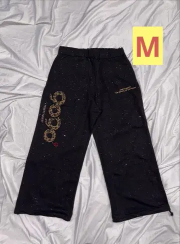9090 girl OG 로고 글리터 스웨트 팬츠 M