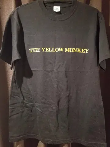 THE YELLOW MONKEY 티셔츠 골드 글자