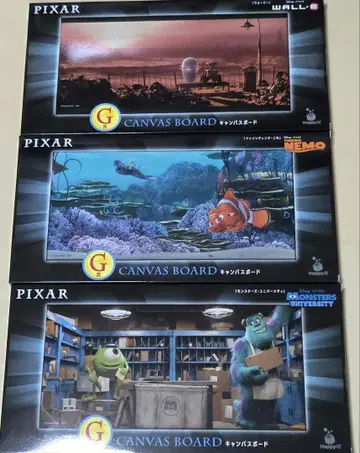 해피 복권 PIXAR 픽사 해피 복권 캔버스 보드 세트