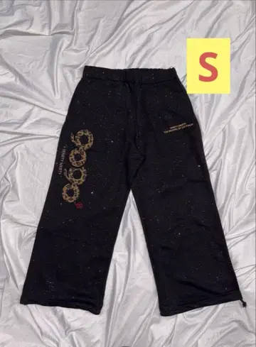 9090 girl OG 로고 글리터 스웨트 팬츠 S