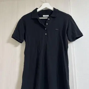 라코스테 블랙 폴로 셔츠 반팔 원피스