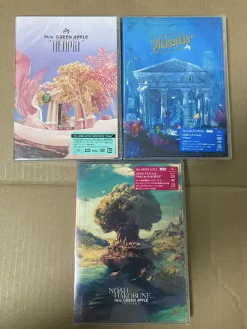 Mrs.GREEN APPLE/일반ver DVD 3작품&3