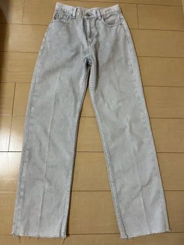 SLY 스트레이트 데님 라이트 그레이