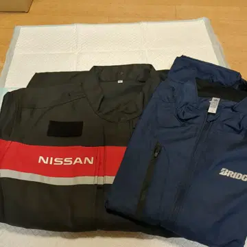 NISSAN 정품 작업복 브리지스톤 윈드 브레이커