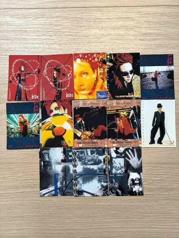 hide 트레이딩 카드 13종 Xjapan