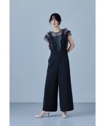 niana 튤 도킹 팬츠 드레스