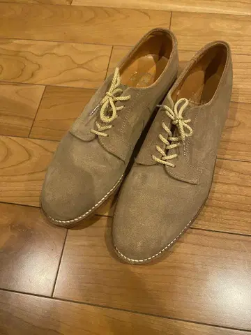 LL Bean 스웨이드 신발 베이지 그레이 8HD