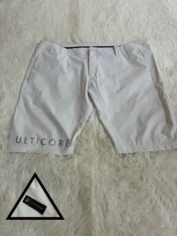 ULTICORE 빅 사이즈 화이트 팬츠 남성용 골프 105