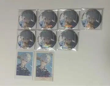 ChroNoiR 쿠츠하 blue memories 캔뱃지 폴라로이드