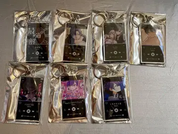 우라시마사카타센 시마 시마 원 뮤직 키링 아크링 키링 7개 세트