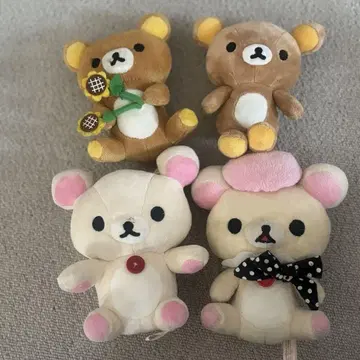 리락쿠마 코리락쿠마 봉제 인형 4개 세트