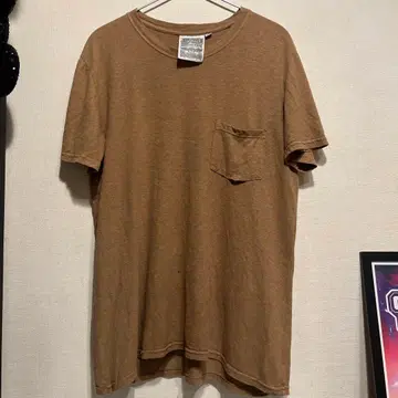 JUNGMAVEN 브라운 포켓 티셔츠 M