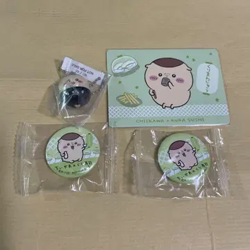 치이카와 쿠라스시 벳쿠라폰 피규어 캔뱃지 카드 밤만쥬