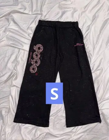 9090 girl OG 로고 글리터 스웨트 팬츠