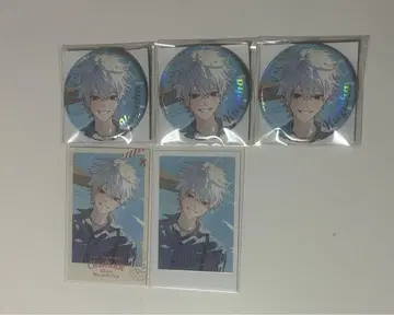 ChroNoiR 쿠츠하 blue memories 캔뱃지 폴라로이드