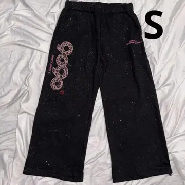 9090 girl OG 로고 글리터 스웨트 팬츠