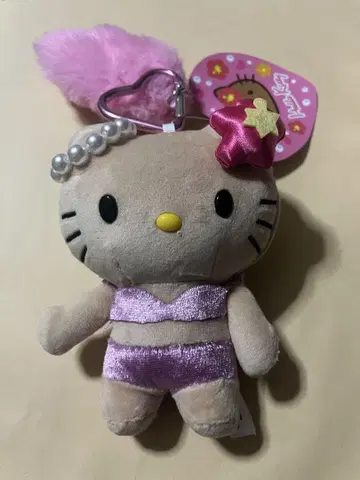 HELLO KITTY GOGO 갸루 꼬리 마스코트 키링 일광화상