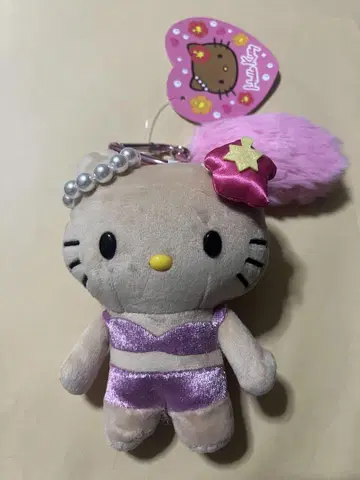 HELLO KITTY GOGO 갸루 꼬리 마스코트 키링 일광화상