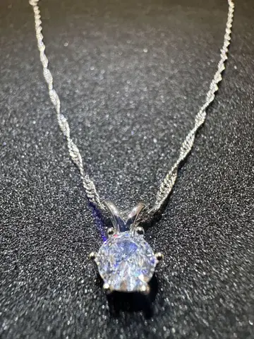 SILVER925 지르코니아 목걸이 45cm