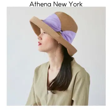 Athena New York Risako 스트로우 햇 라벤더 리사코
