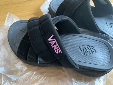 VANS 크로스 스트랩 샌들 블랙