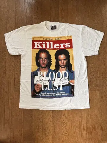 Natural Born Killers 티셔츠 L 사이즈 반팔 영화 무비