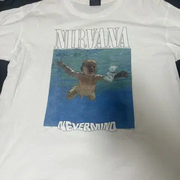 NIRVANA Nevermind 티셔츠 화이트